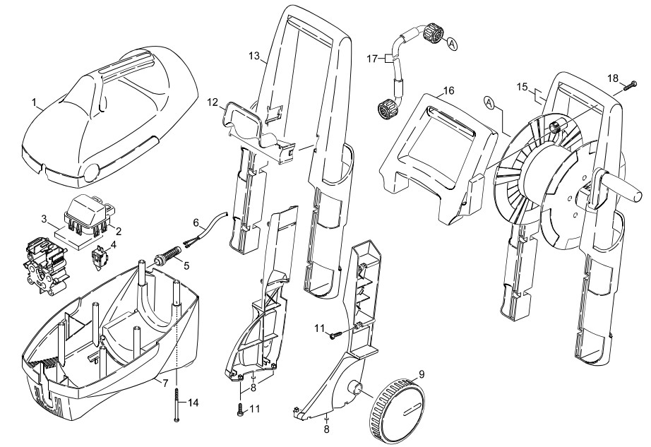 KARCHER Power Washer K240 K250 K270M K280M K460M parts list pump repair manual